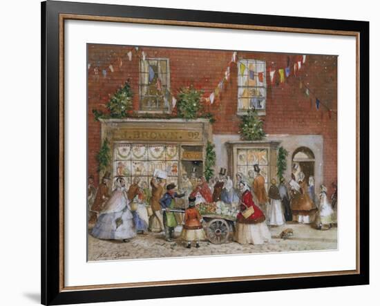 Vegetable Vendor-John S Goodall-Framed Premium Giclee Print