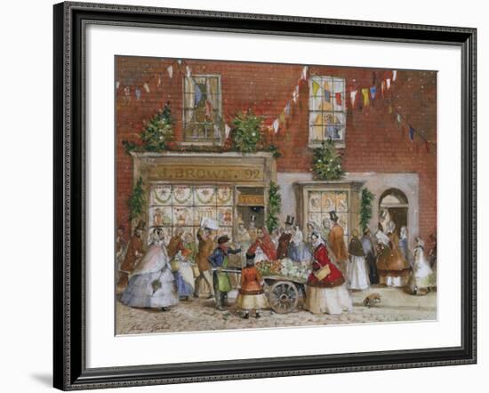 Vegetable Vendor-John S Goodall-Framed Premium Giclee Print