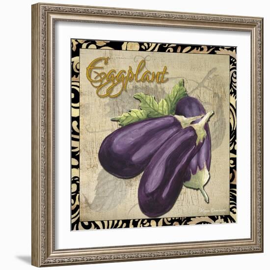 Vegetables 1 Eggplant-Megan Aroon Duncanson-Framed Giclee Print