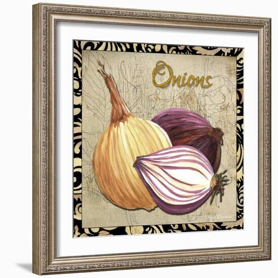 Vegetables 1 Onions-Megan Aroon Duncanson-Framed Giclee Print