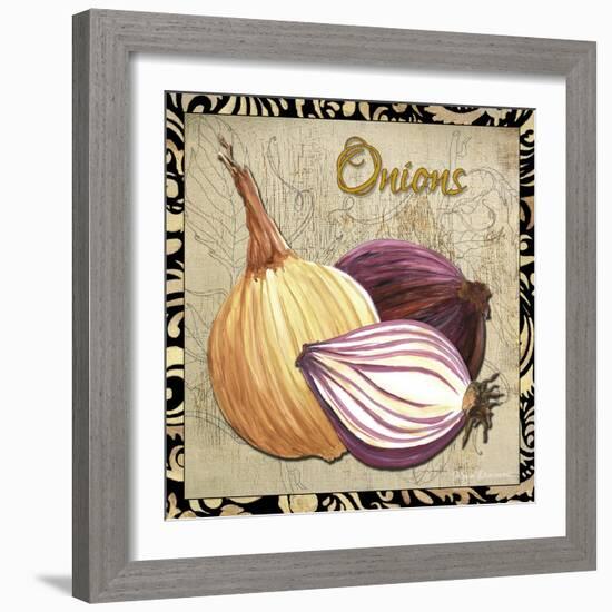 Vegetables 1 Onions-Megan Aroon Duncanson-Framed Giclee Print