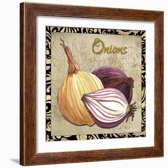 Vegetables 1 Onions-Megan Aroon Duncanson-Framed Giclee Print