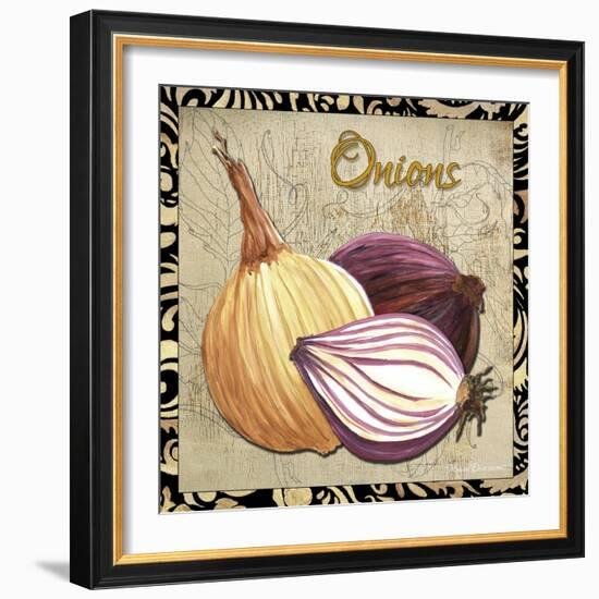 Vegetables 1 Onions-Megan Aroon Duncanson-Framed Giclee Print