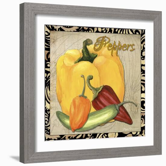 Vegetables 1 Peppers-Megan Aroon Duncanson-Framed Giclee Print