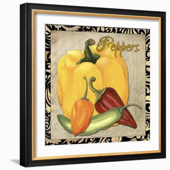 Vegetables 1 Peppers-Megan Aroon Duncanson-Framed Giclee Print