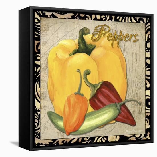 Vegetables 1 Peppers-Megan Aroon Duncanson-Framed Premier Image Canvas