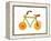 Vegetables and Fruit Forming the Shape of a Bicycle-Luzia Ellert-Framed Premier Image Canvas