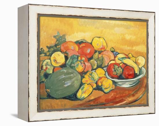 Vegetables and Fruit (Oil on Canvas)-Louis Valtat-Framed Premier Image Canvas