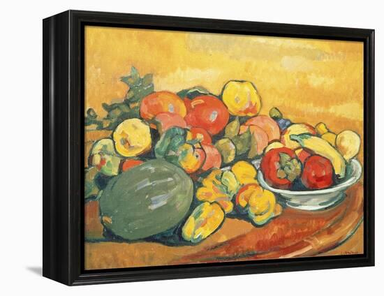 Vegetables and Fruit (Oil on Canvas)-Louis Valtat-Framed Premier Image Canvas