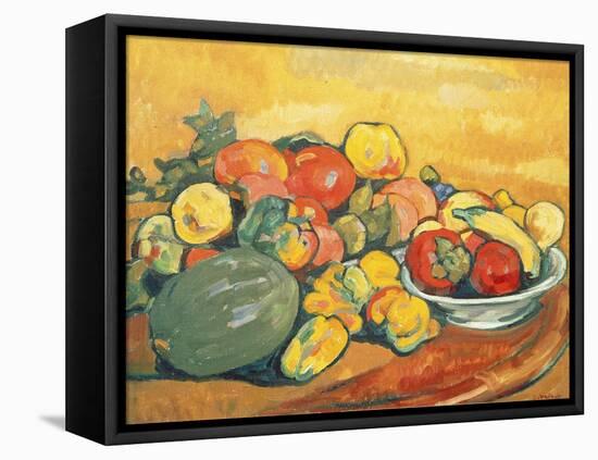 Vegetables and Fruit (Oil on Canvas)-Louis Valtat-Framed Premier Image Canvas