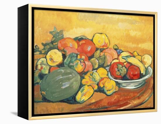 Vegetables and Fruit (Oil on Canvas)-Louis Valtat-Framed Premier Image Canvas