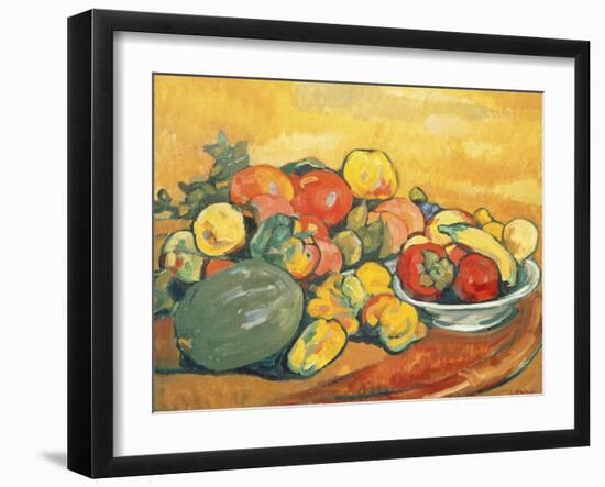 Vegetables and Fruit (Oil on Canvas)-Louis Valtat-Framed Giclee Print