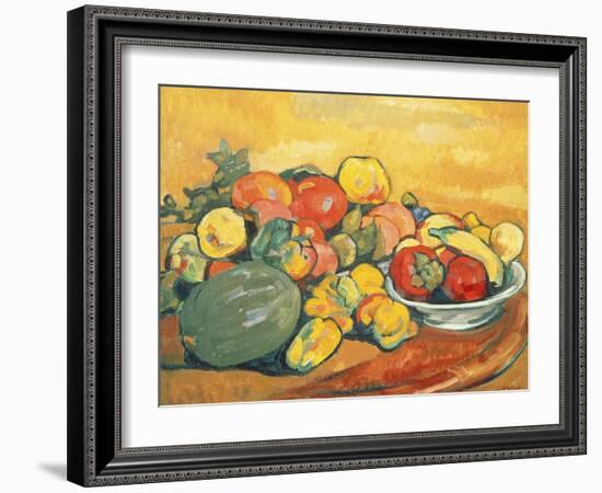 Vegetables and Fruit (Oil on Canvas)-Louis Valtat-Framed Giclee Print