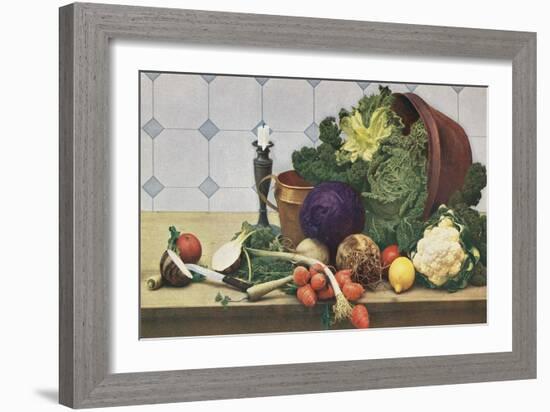 Vegetables-null-Framed Art Print