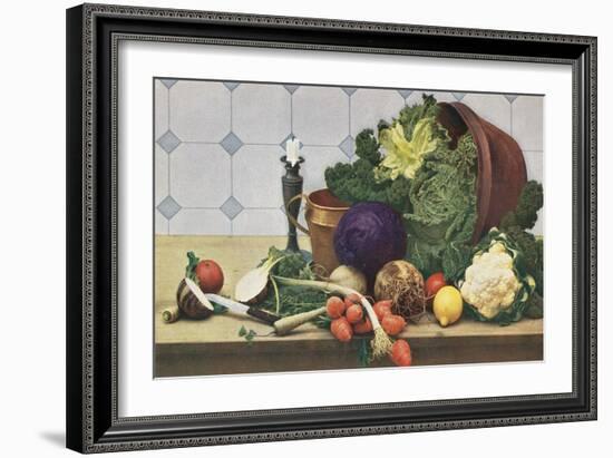 Vegetables-null-Framed Art Print