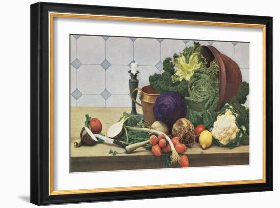 Vegetables-null-Framed Art Print