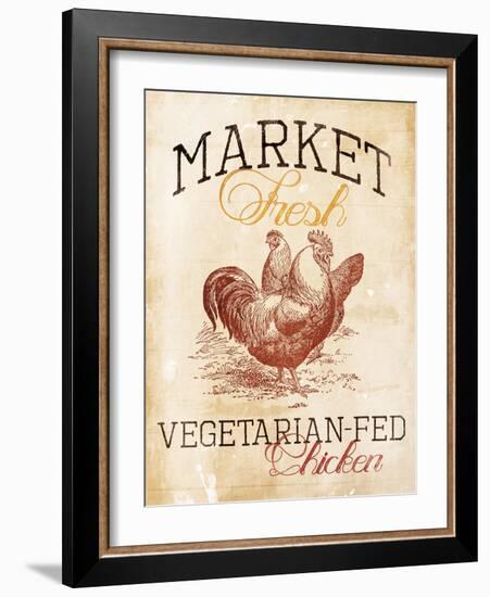 Vegetarian Fed Chicken-Jace Grey-Framed Art Print