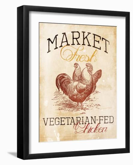 Vegetarian Fed Chicken-Jace Grey-Framed Art Print