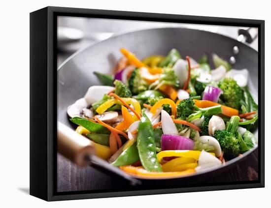 Vegetarian Wok Stir Fry-evren_photos-Framed Premier Image Canvas