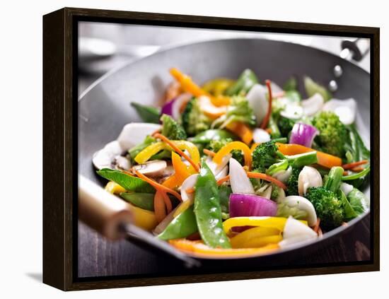 Vegetarian Wok Stir Fry-evren_photos-Framed Premier Image Canvas