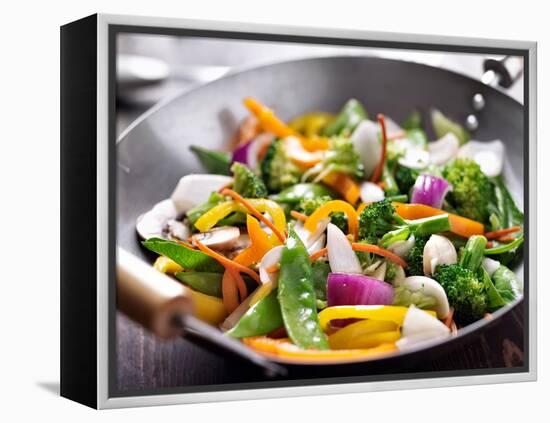 Vegetarian Wok Stir Fry-evren_photos-Framed Premier Image Canvas