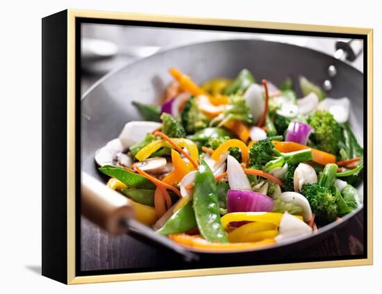 Vegetarian Wok Stir Fry-evren_photos-Framed Premier Image Canvas