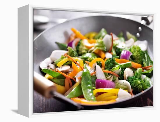 Vegetarian Wok Stir Fry-evren_photos-Framed Premier Image Canvas