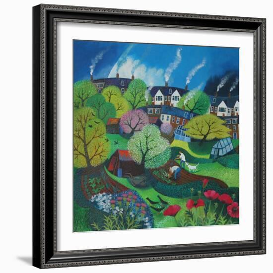 Veggie Patch, 2015-Lisa Graa Jensen-Framed Giclee Print