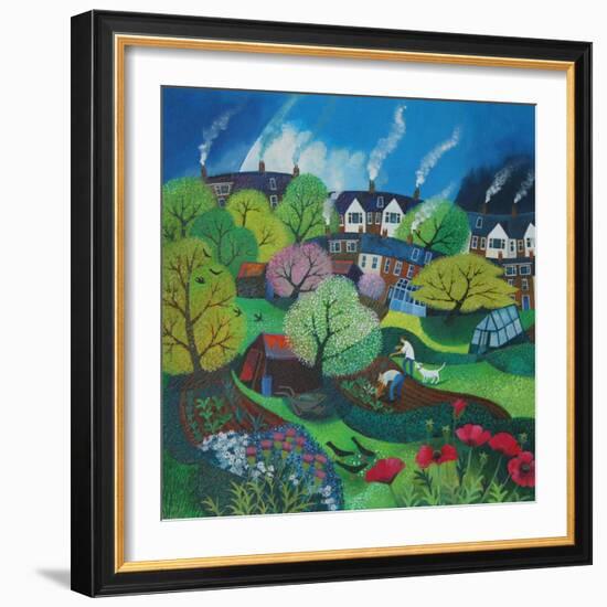 Veggie Patch, 2015-Lisa Graa Jensen-Framed Giclee Print