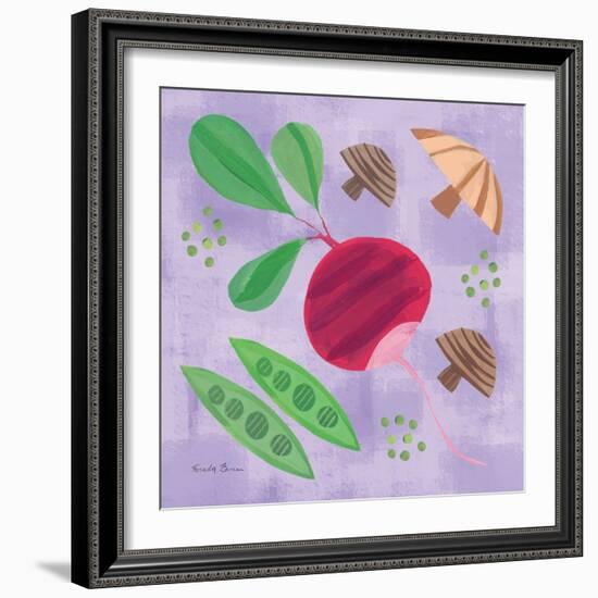 Veggie Time III-Farida Zaman-Framed Art Print