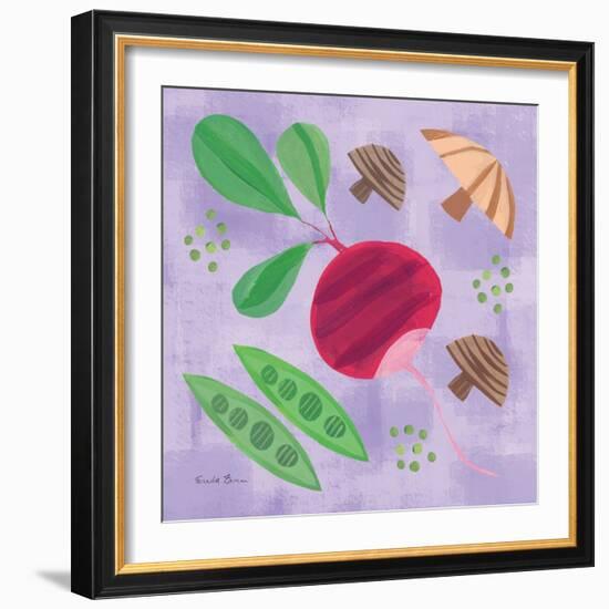 Veggie Time III-Farida Zaman-Framed Art Print