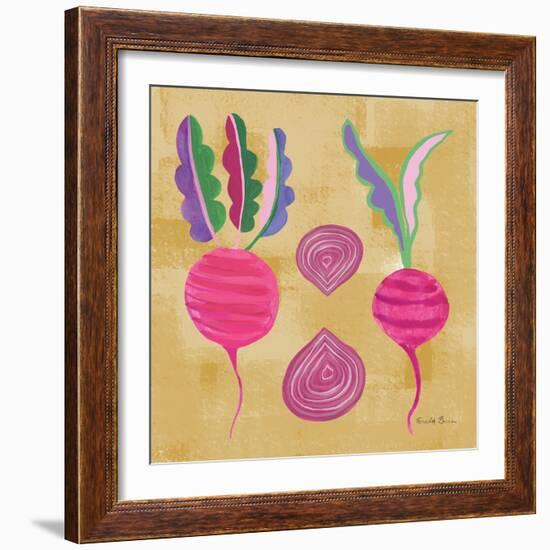 Veggie Time IV-Farida Zaman-Framed Art Print