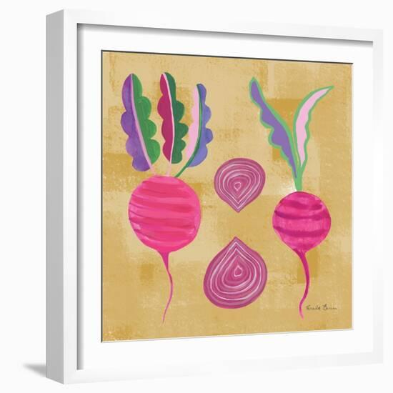 Veggie Time IV-Farida Zaman-Framed Art Print