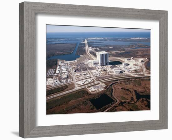 Vehicle Assembly Building at Kennedy Space Center-null-Framed Photographic Print