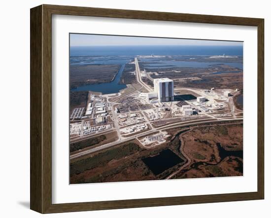 Vehicle Assembly Building at Kennedy Space Center-null-Framed Photographic Print