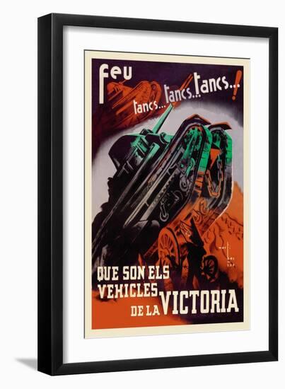 Vehicles of Victory-null-Framed Art Print