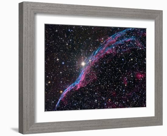 Veil Nebula-Stocktrek Images-Framed Photographic Print