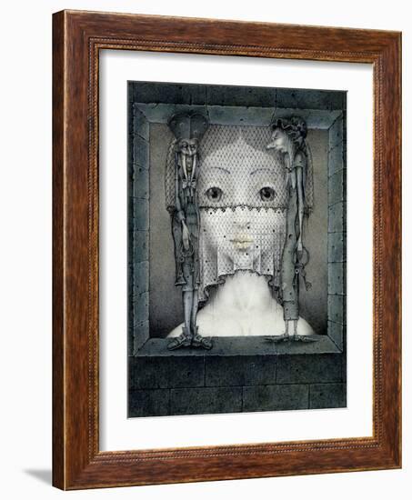 Veil of Sadness-Wayne Anderson-Framed Giclee Print