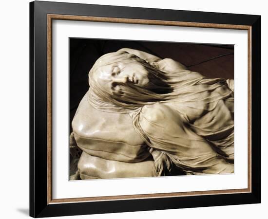 Veiled Christ-null-Framed Giclee Print