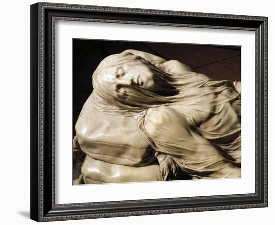 Veiled Christ-null-Framed Giclee Print