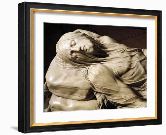 Veiled Christ-null-Framed Giclee Print