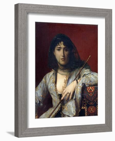 Veiled Circassian Lady-Jean Leon Gerome-Framed Giclee Print