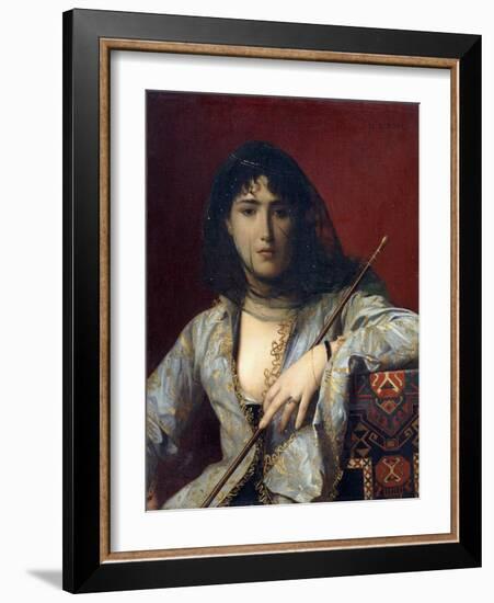 Veiled Circassian Lady-Jean Leon Gerome-Framed Giclee Print