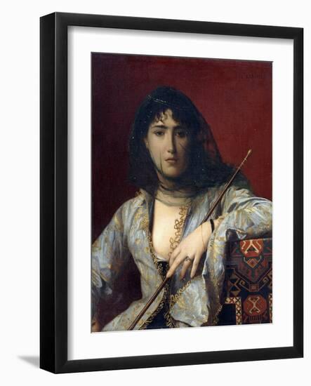 Veiled Circassian Lady-Jean Leon Gerome-Framed Giclee Print