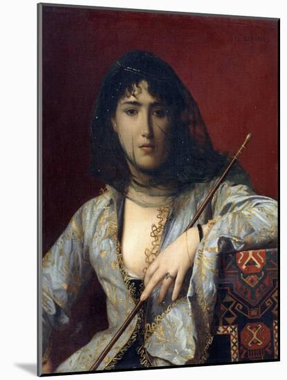 Veiled Circassian Lady-Jean Leon Gerome-Mounted Giclee Print