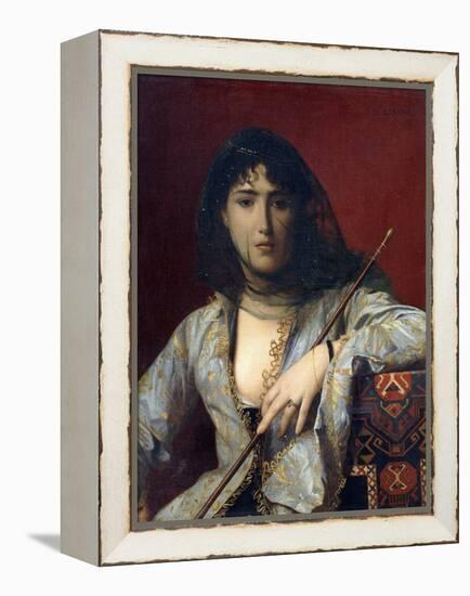 Veiled Circassian Lady-Jean Leon Gerome-Framed Premier Image Canvas