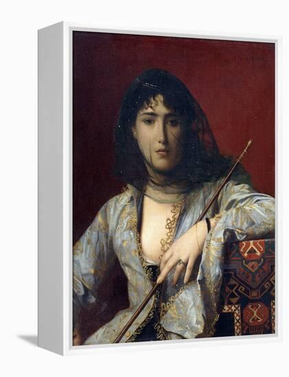 Veiled Circassian Lady-Jean Leon Gerome-Framed Premier Image Canvas