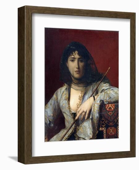 Veiled Circassian Lady-Jean Leon Gerome-Framed Giclee Print