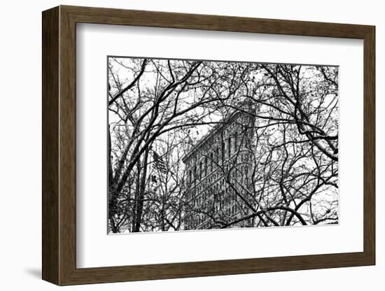 Veiled Flatiron Building-Erin Clark-Framed Giclee Print