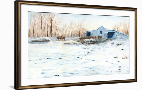 Veille ferme du 8e rang-Sylvia Audet-Framed Art Print